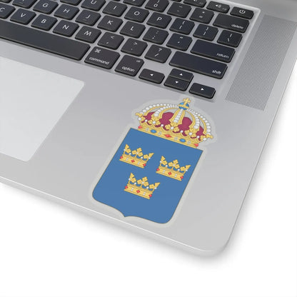 Coat of arms of Sweden - STICKER Vinyl Kiss-Cut Decal - The Sticker Space