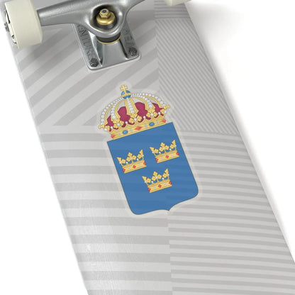 Coat of arms of Sweden - STICKER Vinyl Kiss-Cut Decal - The Sticker Space