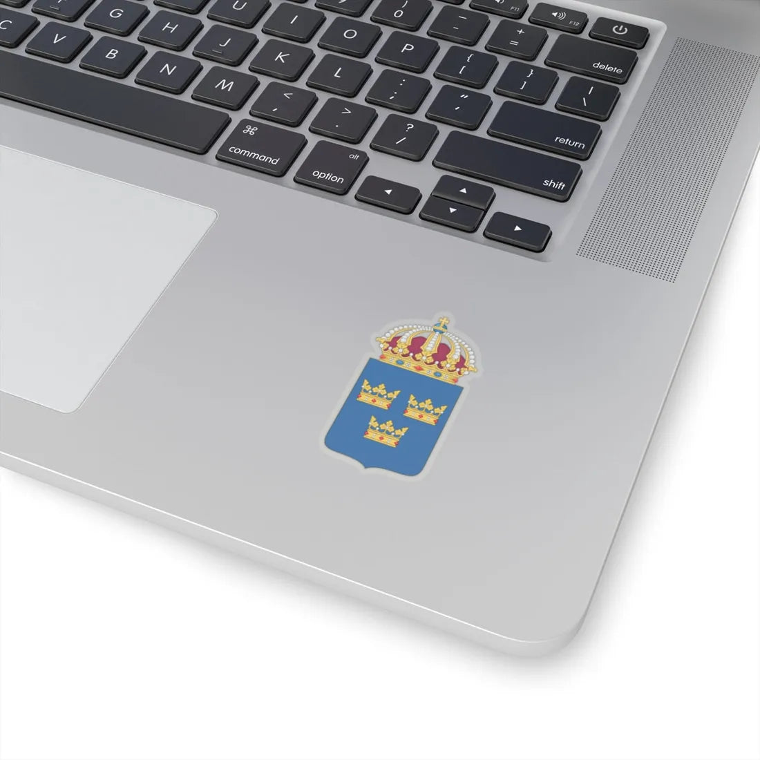 Coat of arms of Sweden - STICKER Vinyl Kiss-Cut Decal - The Sticker Space
