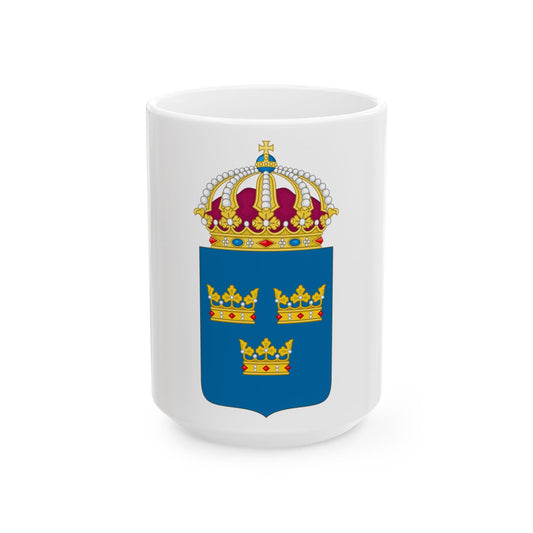 Coat of arms of Sweden - White Coffee Mug