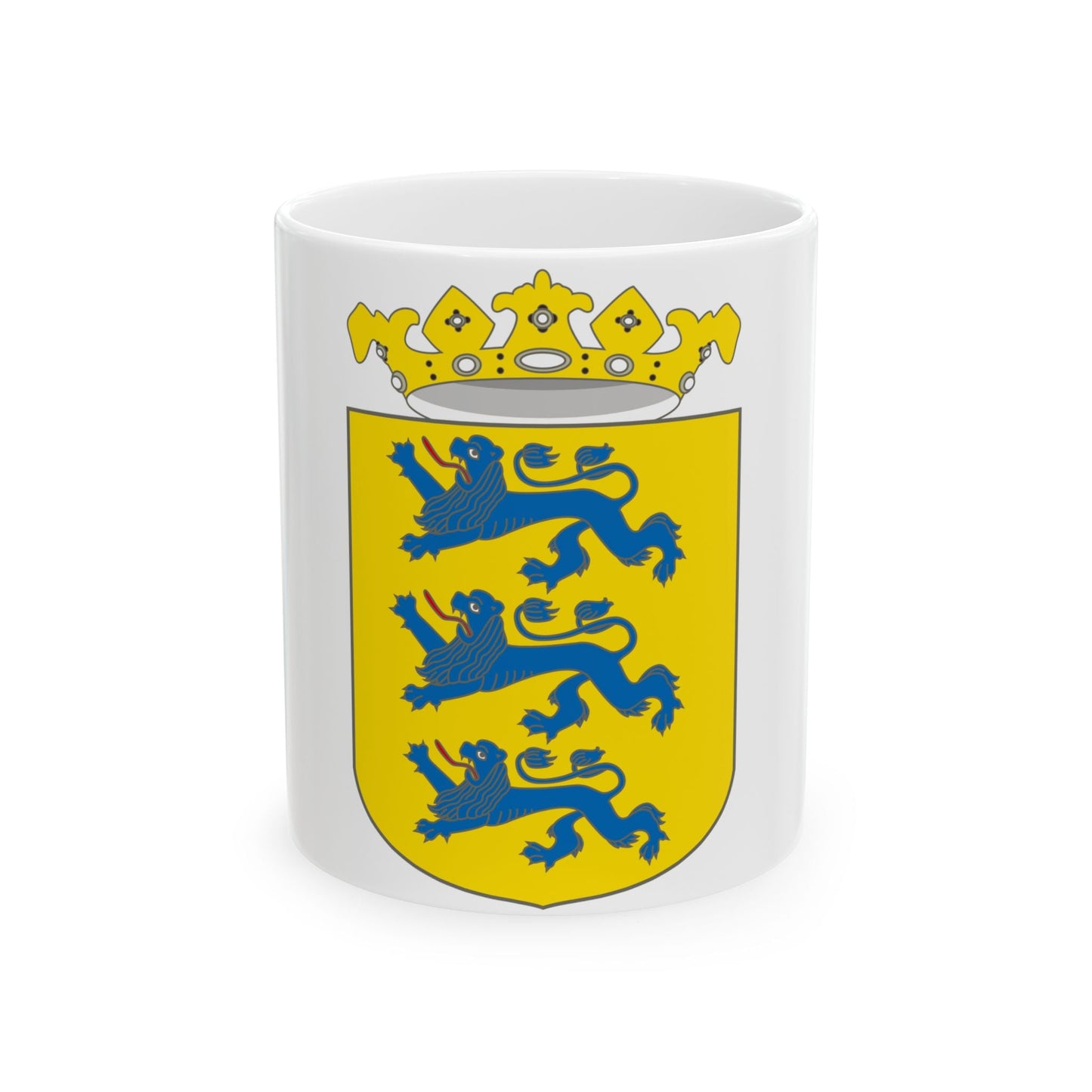 Coat of arms of Swedish Estonia - White Coffee Mug