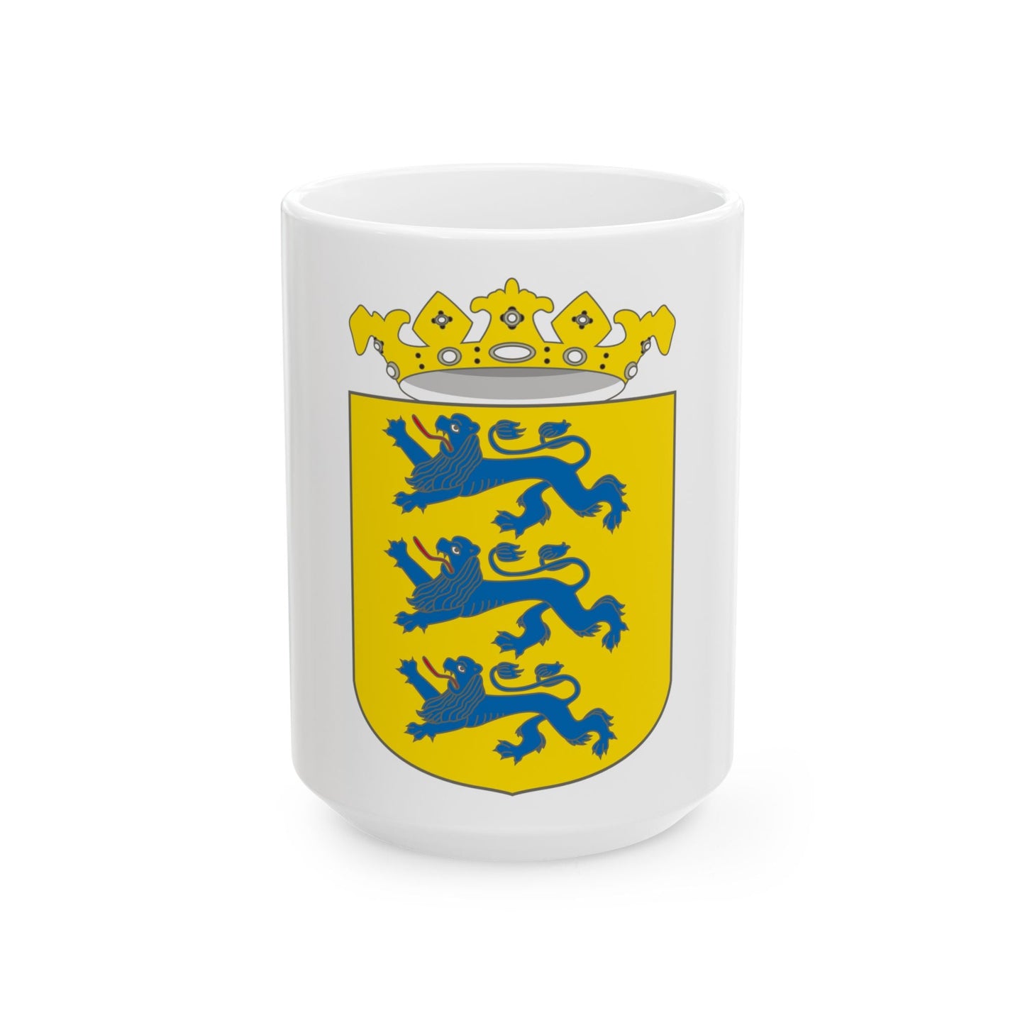 Coat of arms of Swedish Estonia - White Coffee Mug