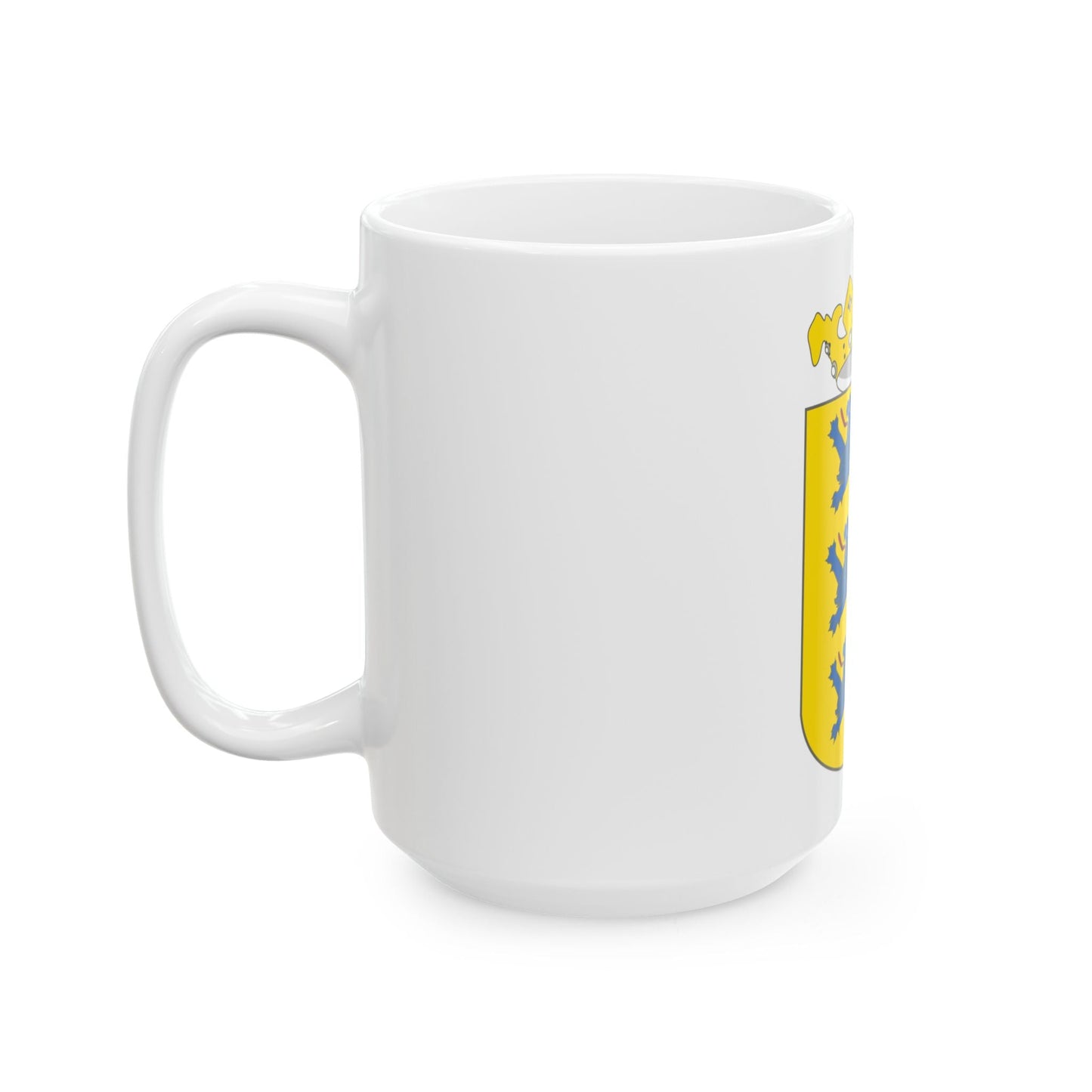 Coat of arms of Swedish Estonia - White Coffee Mug