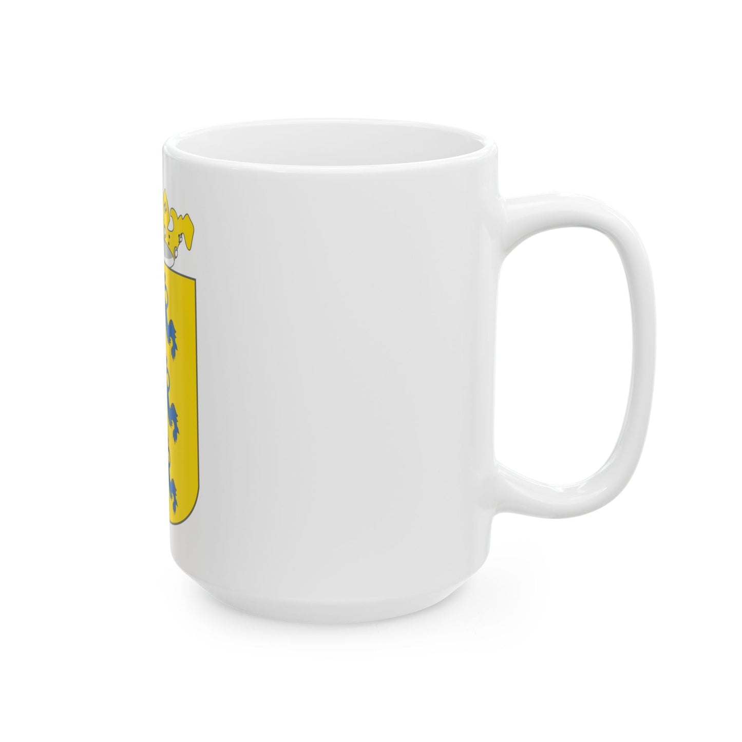 Coat of arms of Swedish Estonia - White Coffee Mug