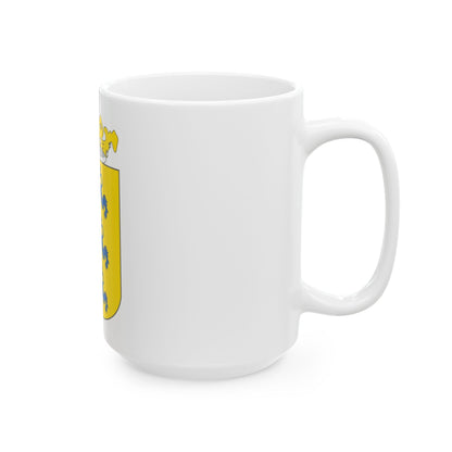 Coat of arms of Swedish Estonia - White Coffee Mug