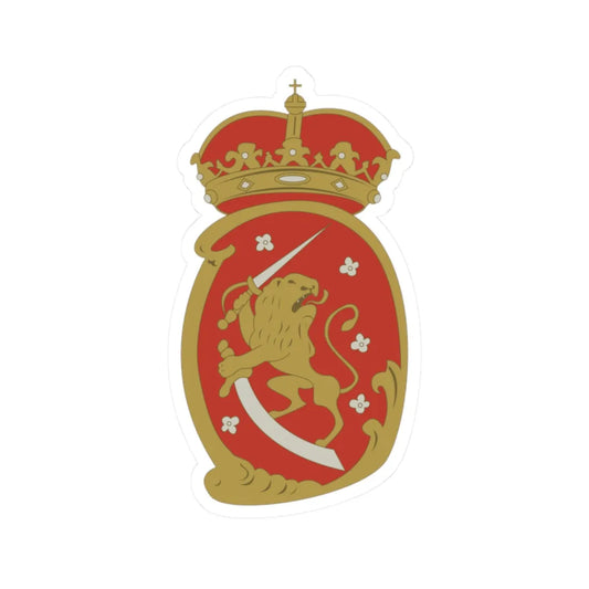 Coat of arms of Swedish Finland (Sweden) (Coat of Arms) STICKER Vinyl Kiss-Cut Decal 2 Inch White - The Sticker Space