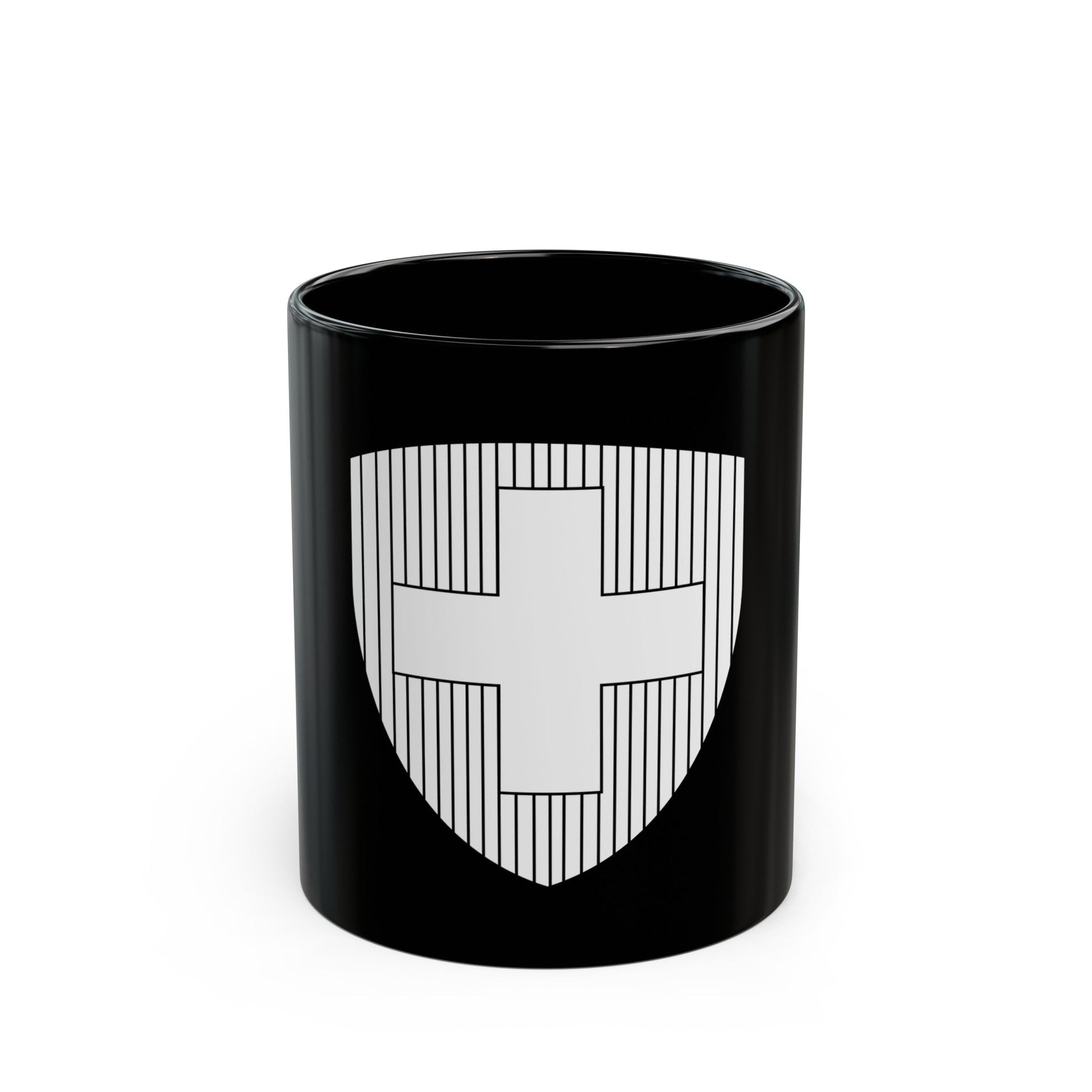 Coat of Arms of Switzerland 2 - Black Coffee Mug-11oz-The Sticker Space