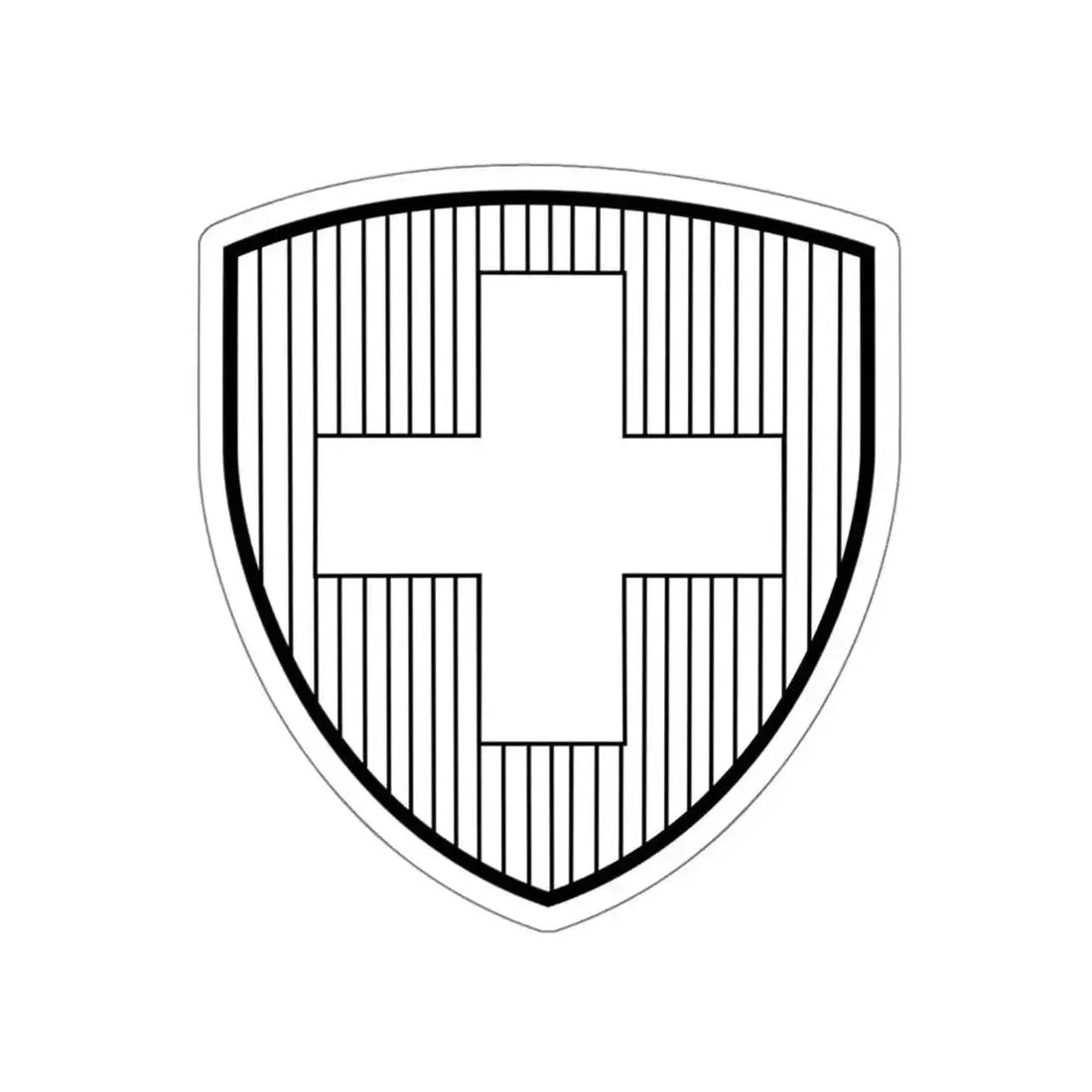 Coat of Arms of Switzerland 2 STICKER Vinyl Die-Cut Decal - The Sticker Space