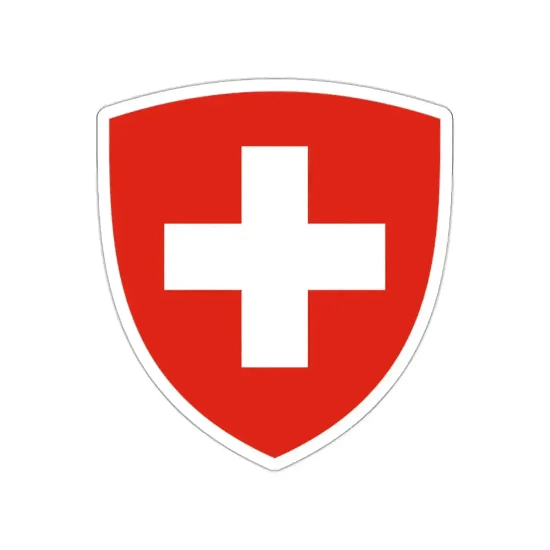 Coat of Arms of Switzerland STICKER Vinyl Die-Cut Decal - The Sticker Space