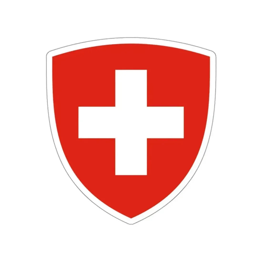 Coat of Arms of Switzerland STICKER Vinyl Die-Cut Decal - The Sticker Space