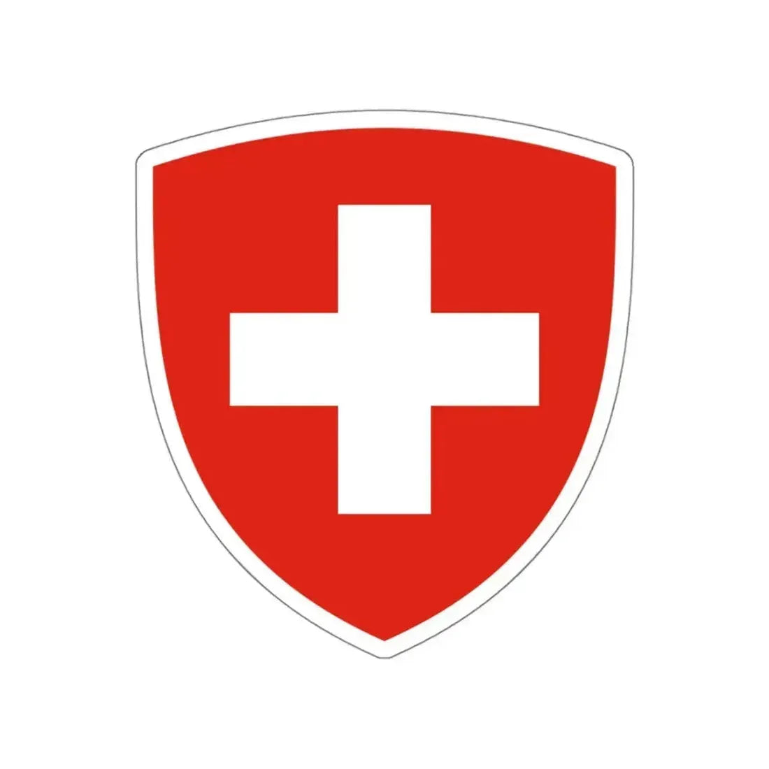 Coat of Arms of Switzerland STICKER Vinyl Die-Cut Decal - The Sticker Space