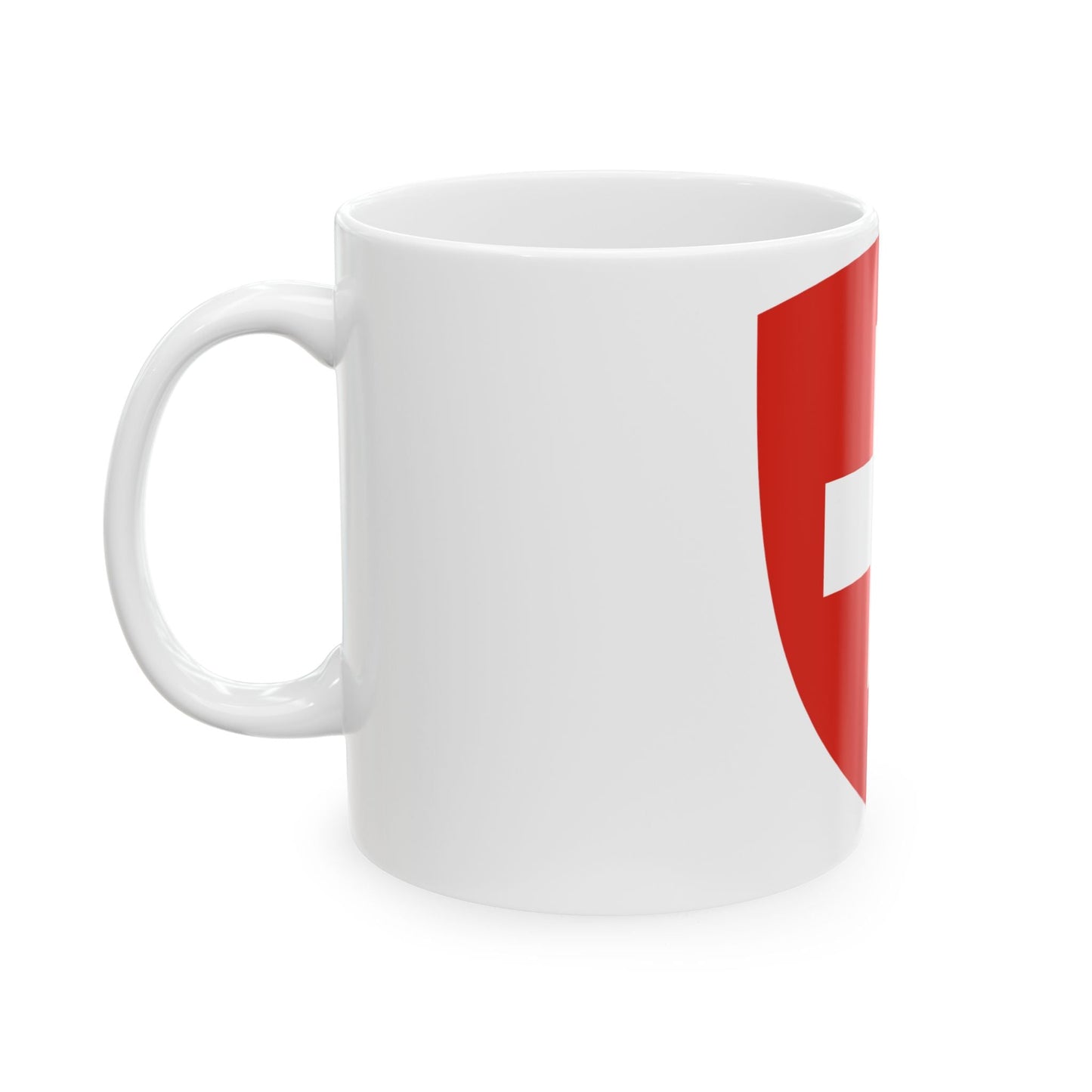 Coat of Arms of Switzerland - White Coffee Mug