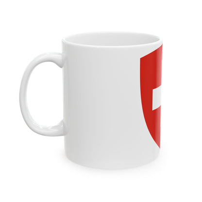 Coat of Arms of Switzerland - White Coffee Mug