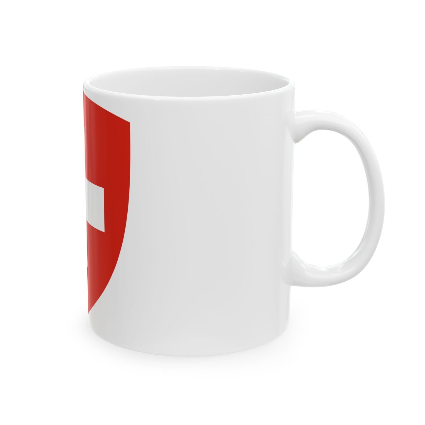 Coat of Arms of Switzerland - White Coffee Mug