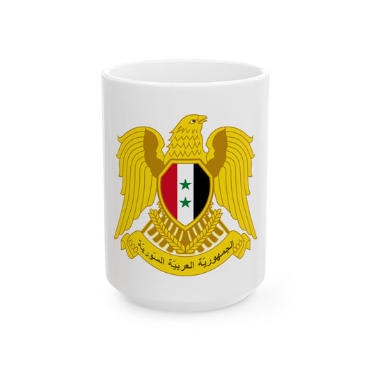 Coat of arms of Syria - White Coffee Mug