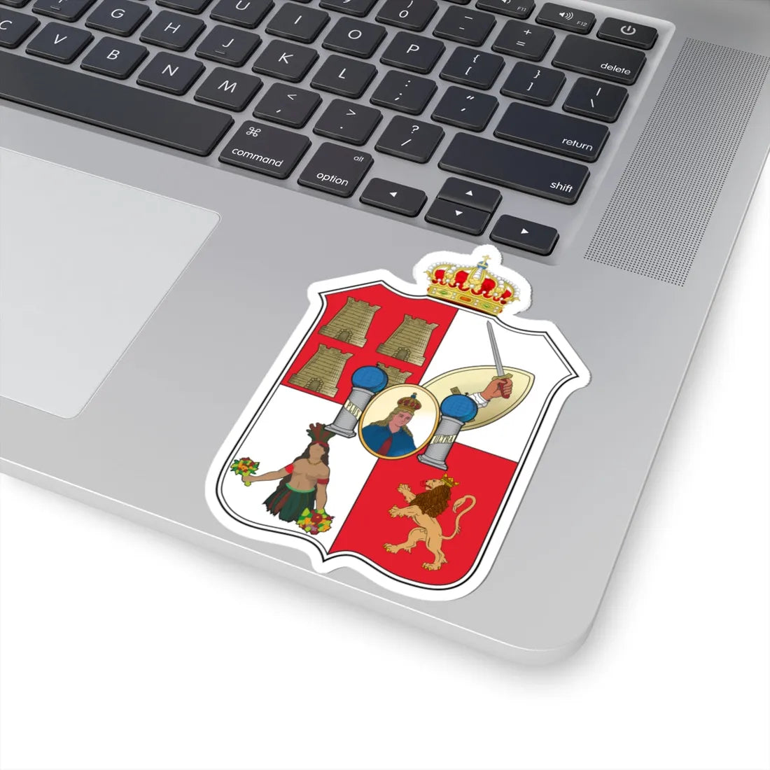 Coat of arms of Tabasco (Mexico) (Coat of Arms) STICKER Vinyl Kiss-Cut Decal - The Sticker Space