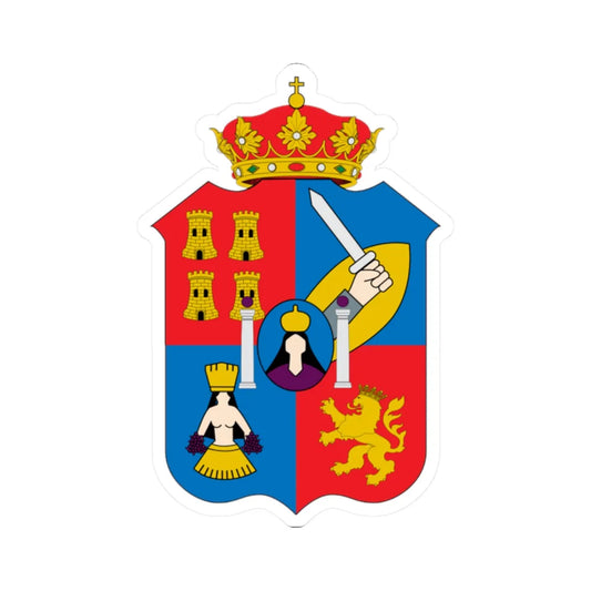 Coat of arms of Tabasco México (Mexico) (Coat of Arms) STICKER Vinyl Kiss-Cut Decal 2 Inch White - The Sticker Space