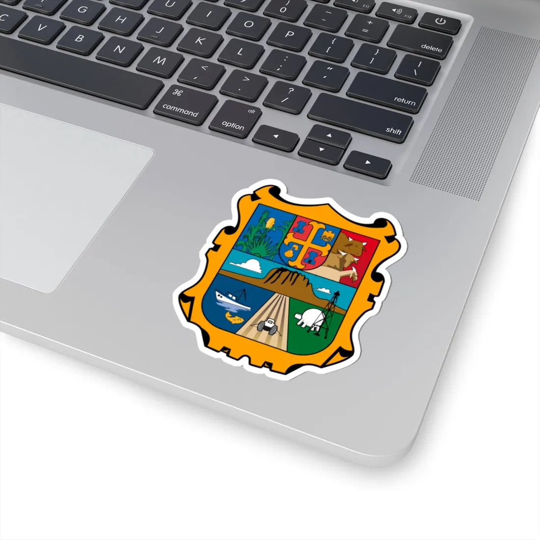 Coat of arms of Tamaulipas (Mexico) (Coat of Arms) STICKER Vinyl Kiss-Cut Decal - The Sticker Space