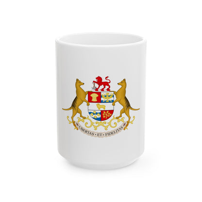 Coat of arms of Tasmania - White Coffee Mug