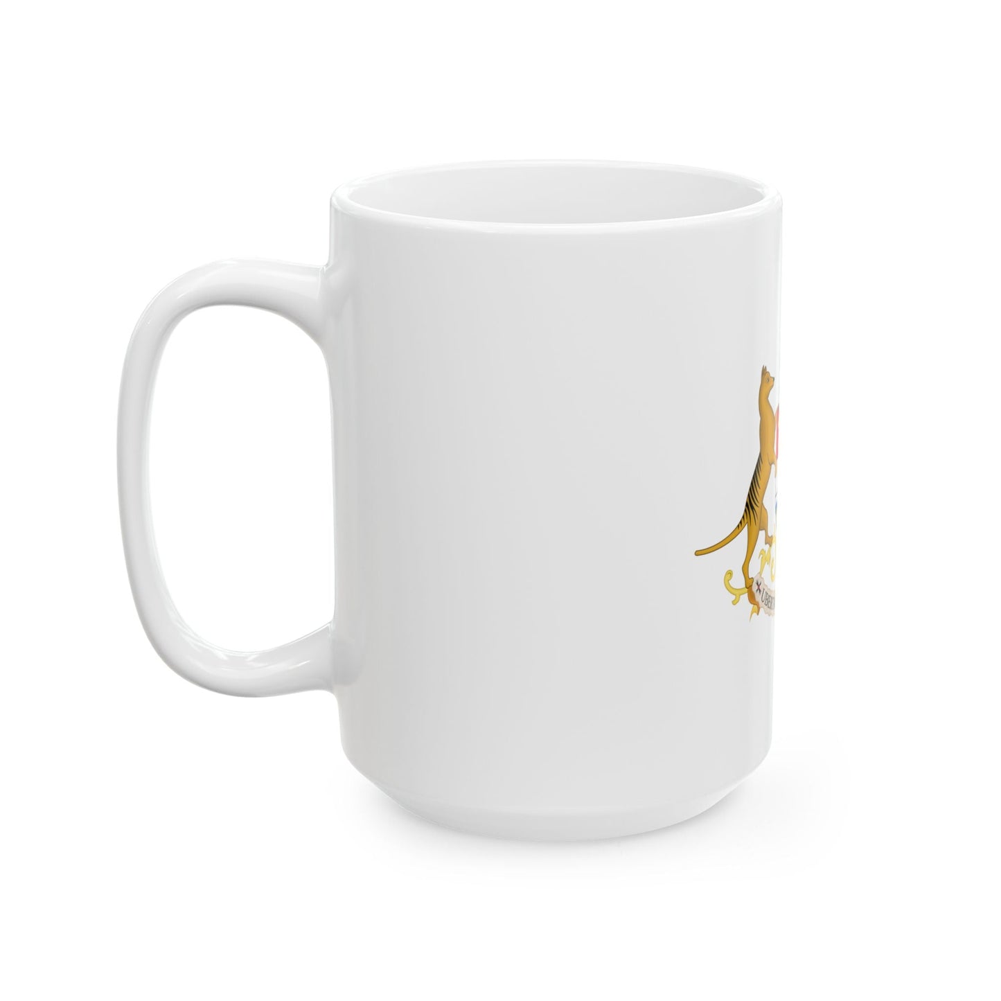 Coat of arms of Tasmania - White Coffee Mug