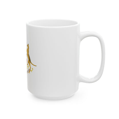 Coat of arms of Tasmania - White Coffee Mug