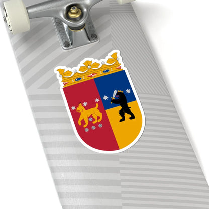 Coat of arms of Tavastia Province (Finland) (Coat of Arms) STICKER Vinyl Kiss-Cut Decal - The Sticker Space