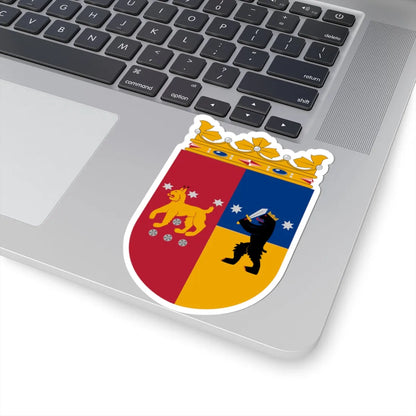 Coat of arms of Tavastia Province (Finland) (Coat of Arms) STICKER Vinyl Kiss-Cut Decal - The Sticker Space
