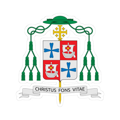 Coat of arms of Teemu Sippo (Finland) (Coat of Arms) STICKER Vinyl Kiss-Cut Decal 3 Inch White - The Sticker Space