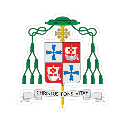 Coat of arms of Teemu Sippo (Finland) (Coat of Arms) STICKER Vinyl Kiss-Cut Decal 4 Inch White - The Sticker Space