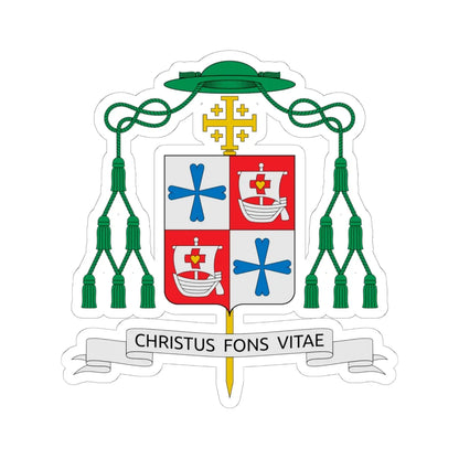 Coat of arms of Teemu Sippo (Finland) (Coat of Arms) STICKER Vinyl Kiss-Cut Decal 6 Inch White - The Sticker Space