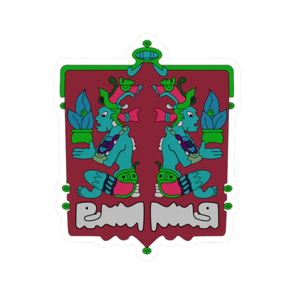 Coat of arms of Tenabo (Mexico) (Coat of Arms) STICKER Vinyl Kiss-Cut Decal 2 Inch White - The Sticker Space