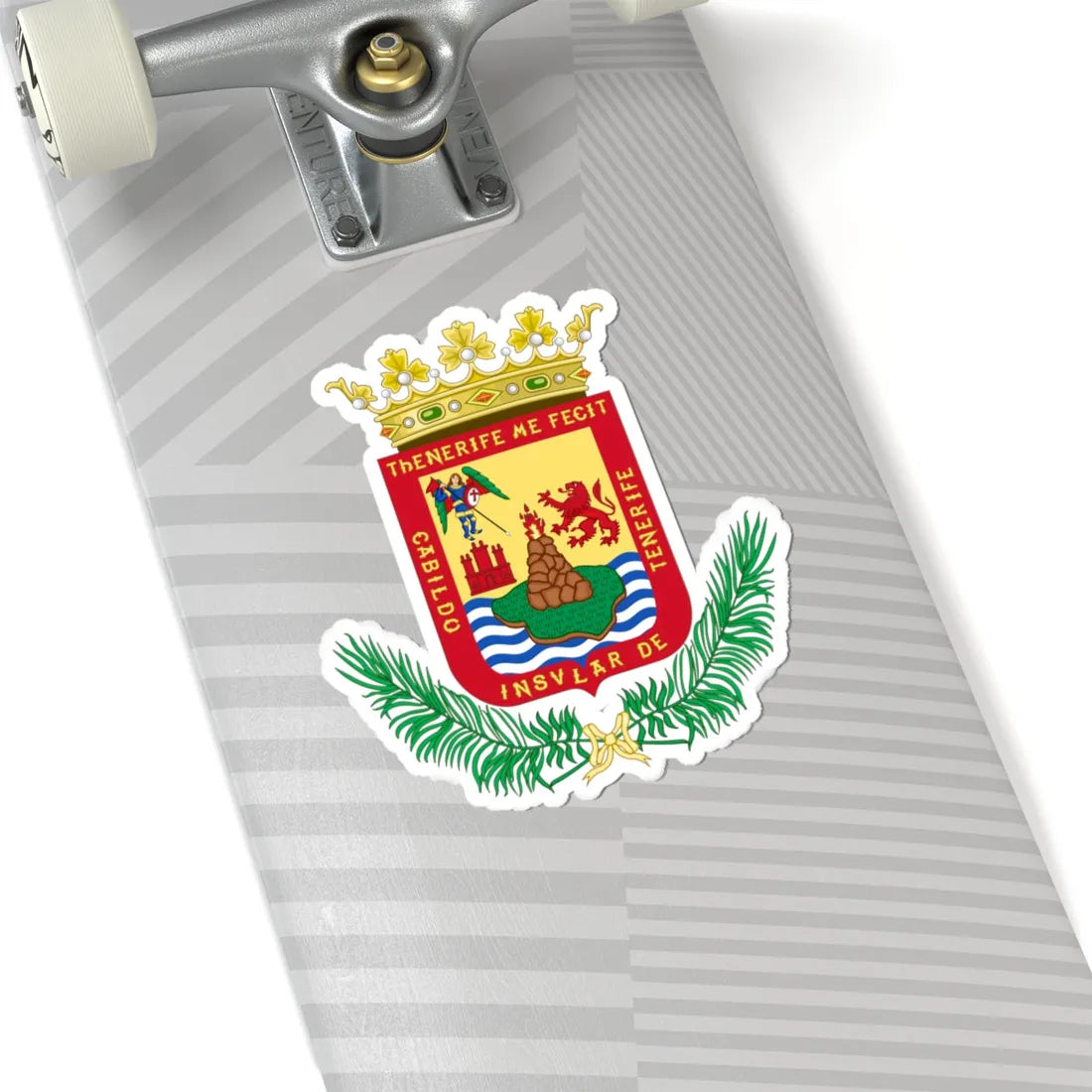 Coat of Arms of Tenerife (Spain) (Coat of Arms) STICKER Vinyl Kiss-Cut Decal - The Sticker Space