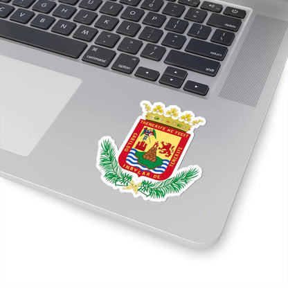 Coat of Arms of Tenerife (Spain) (Coat of Arms) STICKER Vinyl Kiss-Cut Decal - The Sticker Space