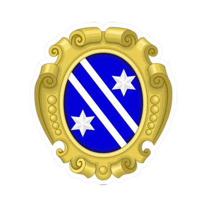 Coat of arms of th Bonaparte family in San Miniato Guido (Italy) (Coat of Arms) STICKER Vinyl Kiss-Cut Decal 2 Inch White - The Sticker Space