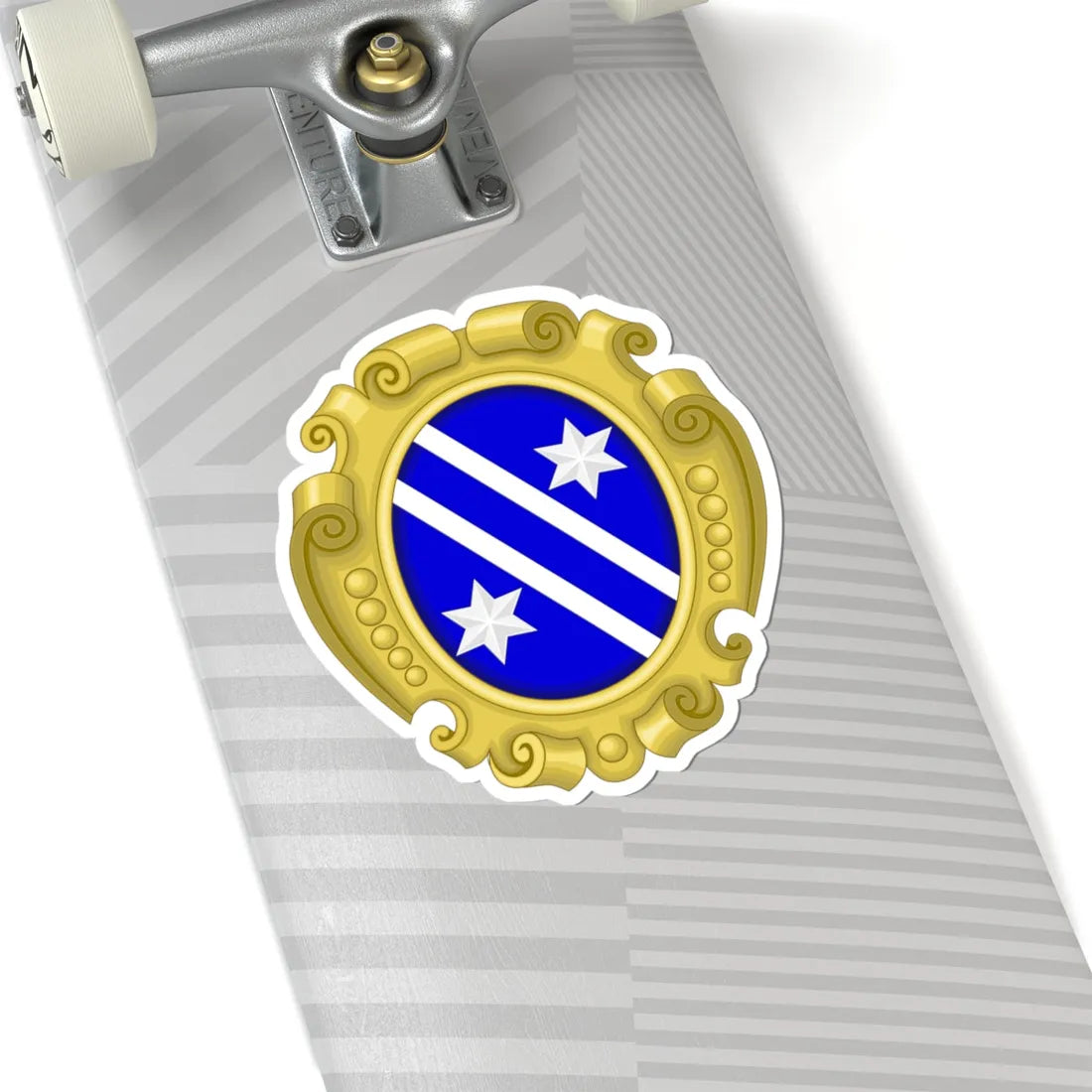 Coat of arms of th Bonaparte family in San Miniato Guido (Italy) (Coat of Arms) STICKER Vinyl Kiss-Cut Decal - The Sticker Space