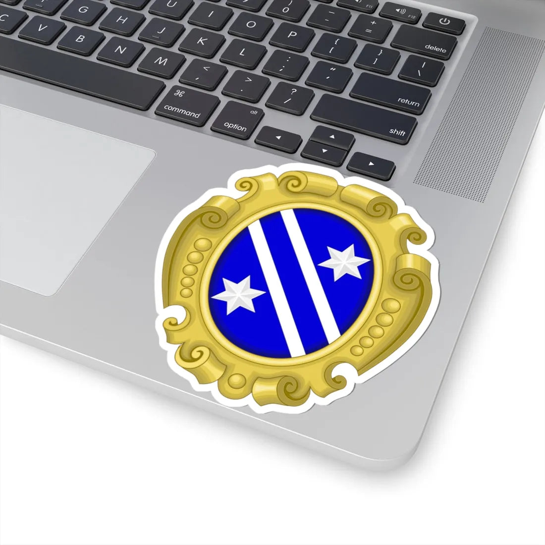 Coat of arms of th Bonaparte family in San Miniato Guido (Italy) (Coat of Arms) STICKER Vinyl Kiss-Cut Decal - The Sticker Space