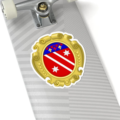 Coat of arms of th Bonaparte family in San Miniato Scala (Italy) (Coat of Arms) STICKER Vinyl Kiss-Cut Decal - The Sticker Space