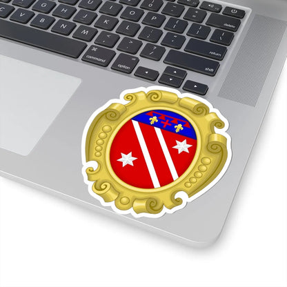 Coat of arms of th Bonaparte family in San Miniato Scala (Italy) (Coat of Arms) STICKER Vinyl Kiss-Cut Decal - The Sticker Space