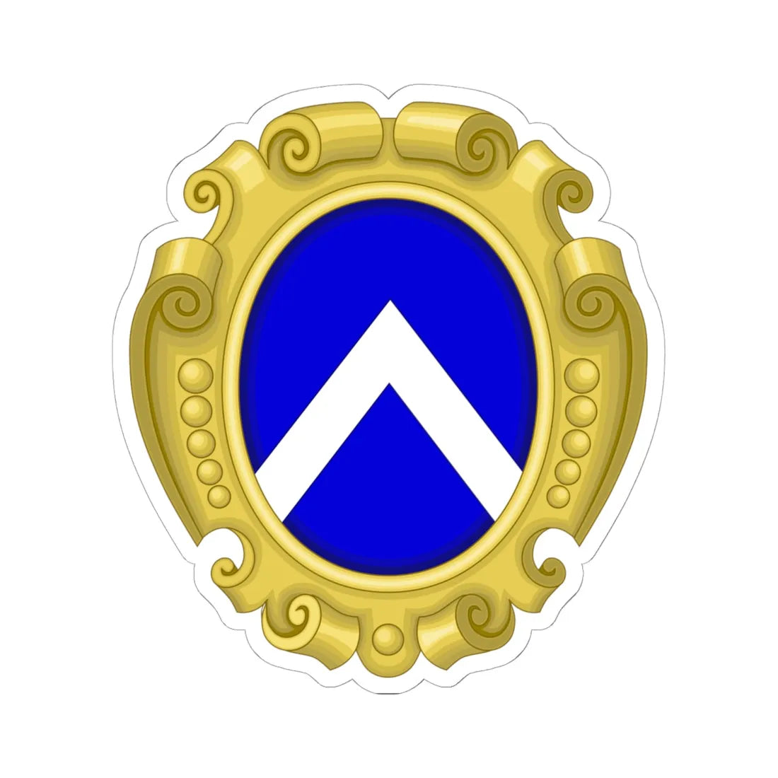 Coat of arms of th Bonaparte Firenze Santo Spirito (Italy) (Coat of Arms) STICKER Vinyl Kiss-Cut Decal - The Sticker Space