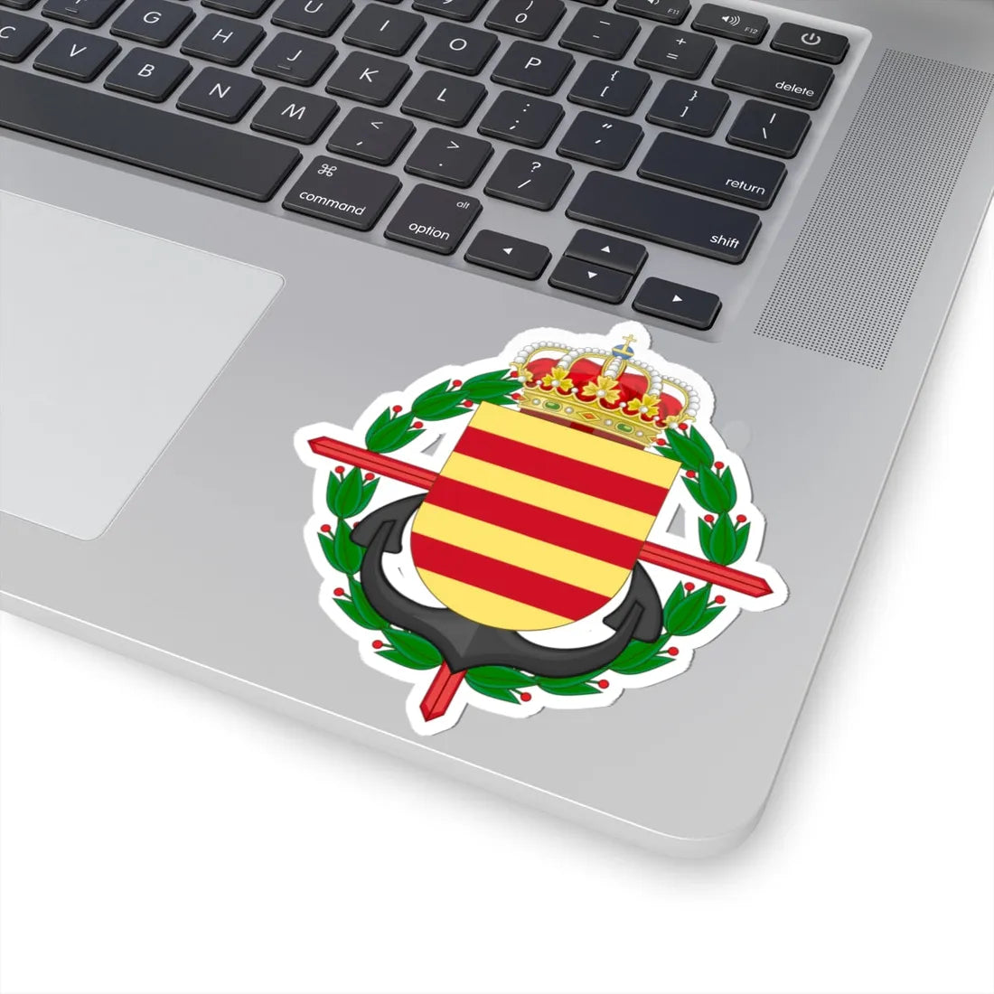 Coat of Arms of the 10th Armored Regiment Córdoba Common variant (Spain) (Coat of Arms) STICKER Vinyl Kiss-Cut Decal - The Sticker Space