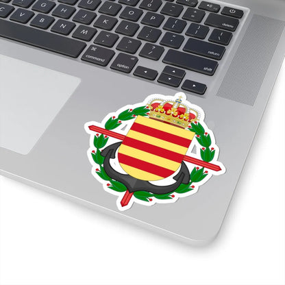 Coat of Arms of the 10th Armored Regiment Córdoba Common variant (Spain) (Coat of Arms) STICKER Vinyl Kiss-Cut Decal - The Sticker Space