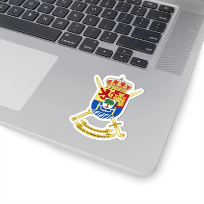 Coat of Arms of the 11th Brigade Extremadura Polyvalent Brigade (Spain) (Coat of Arms) STICKER Vinyl Kiss-Cut Decal - The Sticker Space