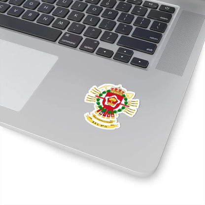Coat of Arms of the 11th Engineer Regiment (Spain) (Coat of Arms) STICKER Vinyl Kiss-Cut Decal - The Sticker Space
