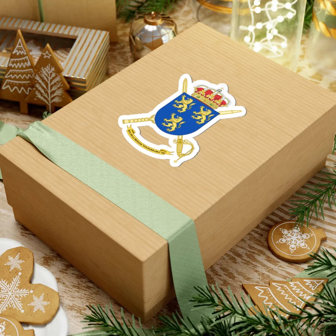 Coat of Arms of the 12th Brigade Guadarrama Headquarters Battalion (Spain) (Coat of Arms) STICKER Vinyl Kiss-Cut Decal - The Sticker Space