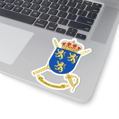 Coat of Arms of the 12th Brigade Guadarrama Headquarters Battalion (Spain) (Coat of Arms) STICKER Vinyl Kiss-Cut Decal - The Sticker Space