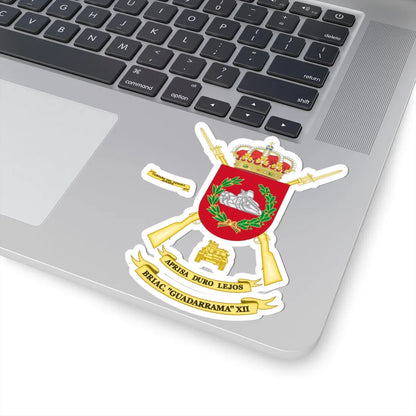 Coat of Arms of the 12th Mechanized Infantry Brigade Guadarrama (Spain) (Coat of Arms) STICKER Vinyl Kiss-Cut Decal - The Sticker Space