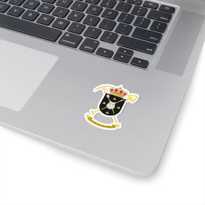 Coat of Arms of the 12th Military Engineering Battalion (Spain) (Coat of Arms) STICKER Vinyl Kiss-Cut Decal - The Sticker Space