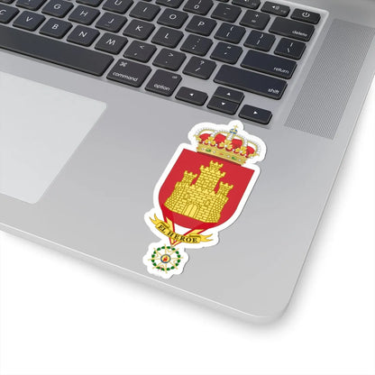 Coat of Arms of the 16th Armored Regiment Castilla Common variant (Spain) (Coat of Arms) STICKER Vinyl Kiss-Cut Decal - The Sticker Space