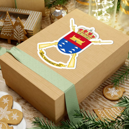 Coat of Arms of the 16th Light Infantry Brigade Canarias (Spain) (Coat of Arms) STICKER Vinyl Kiss-Cut Decal - The Sticker Space