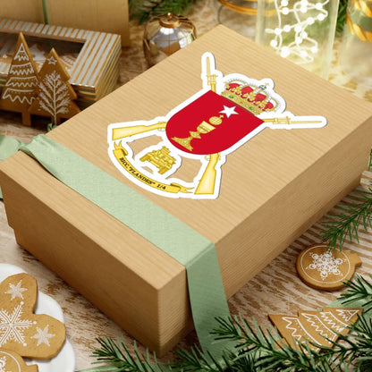 Coat of Arms of the 1st-4 Tank Infantry Battalion Flandes (Spain) (Coat of Arms) STICKER Vinyl Kiss-Cut Decal - The Sticker Space